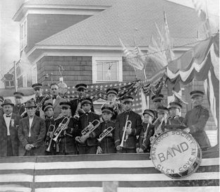 The St. Rocco’s Society Band was a 40-member group that celebrated many Orchard events.